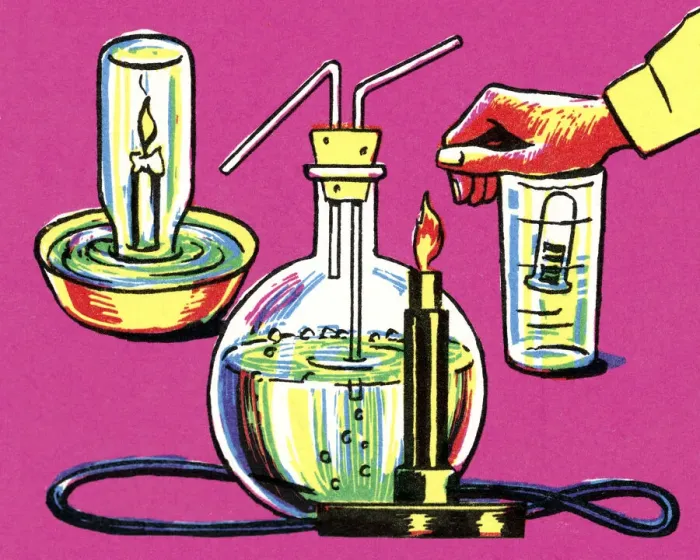 Framed Print : Chemistry Experiment Framed Print : Chemistry Experiment