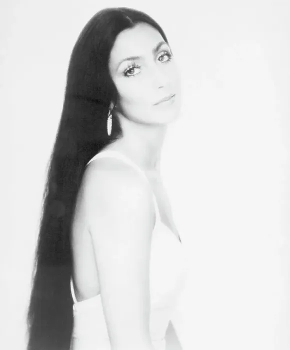 Framed Print : Cher Bono Waist-Up W / Long Hair Framed Print : Cher Bono Waist-Up W / Long Hair