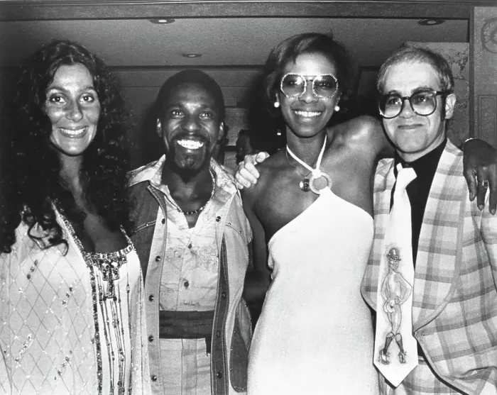 Framed Print : Cher & Elton & Natalie & Al Framed Print : Cher & Elton & Natalie & Al