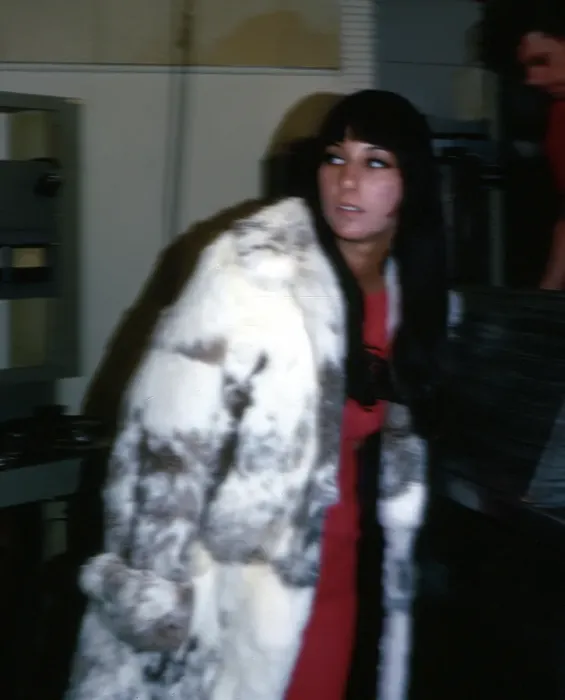 Framed Print : Cher Recording Framed Print : Cher Recording
