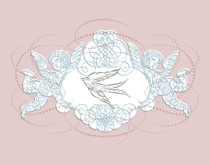 Framed Print : Cherubs With Dove Framed Print : Cherubs With Dove
