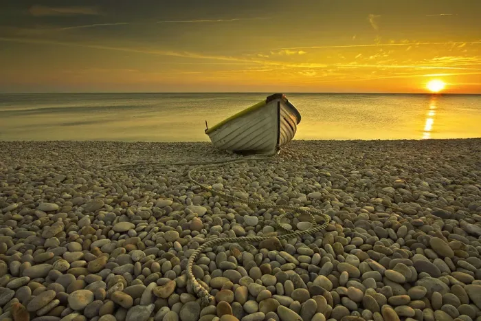 Framed Print : Chesil Beach Framed Print : Chesil Beach
