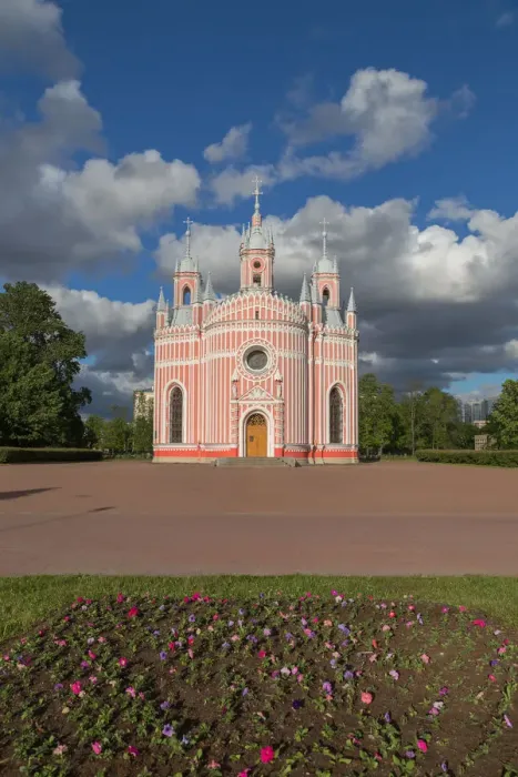 Framed Print : Chesme Church at St. Petersburg, Russia