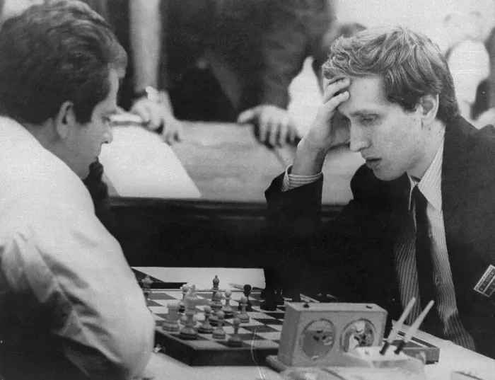 Framed Print : Chess Game Between Bobby Fischer and Boris Spassky