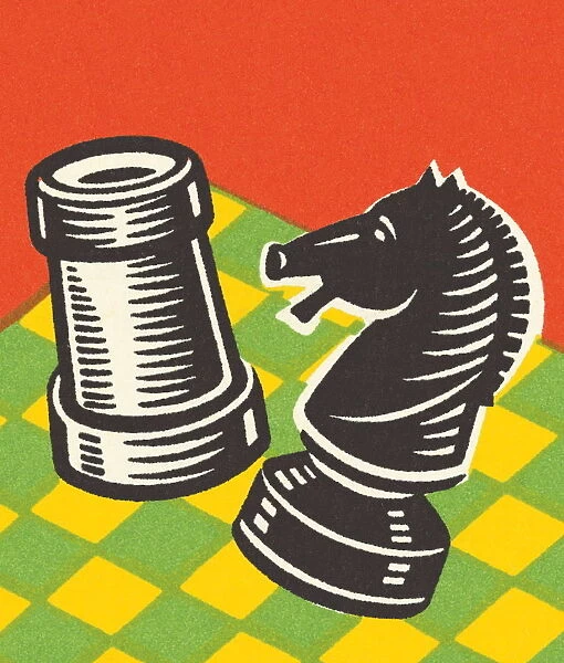 Two Chess Pieces