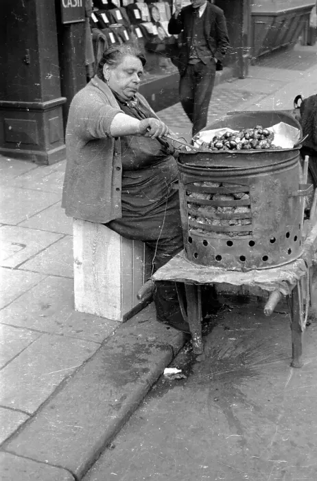 Framed Print : Chestnut Seller Framed Print : Chestnut Seller