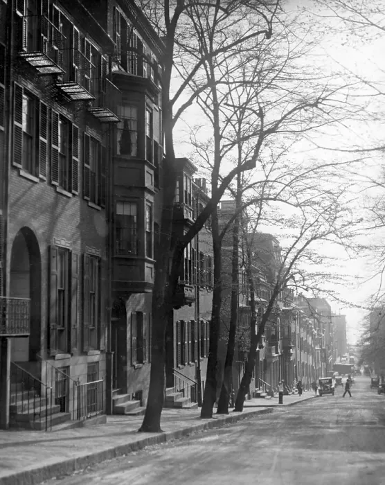 Framed Print : Chestnut Street In Boston