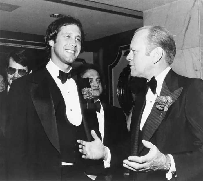 : Chevy Chase and President Ford : Chevy Chase and President Ford