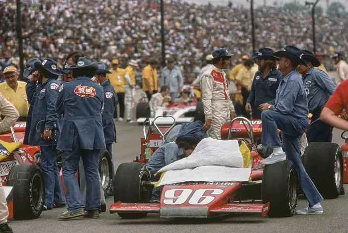Framed Print : Chevy / Ford Centers Team At Indianapolis 500, 1978 Framed Print : Chevy / Ford Centers Team At Indianapolis 500, 1978