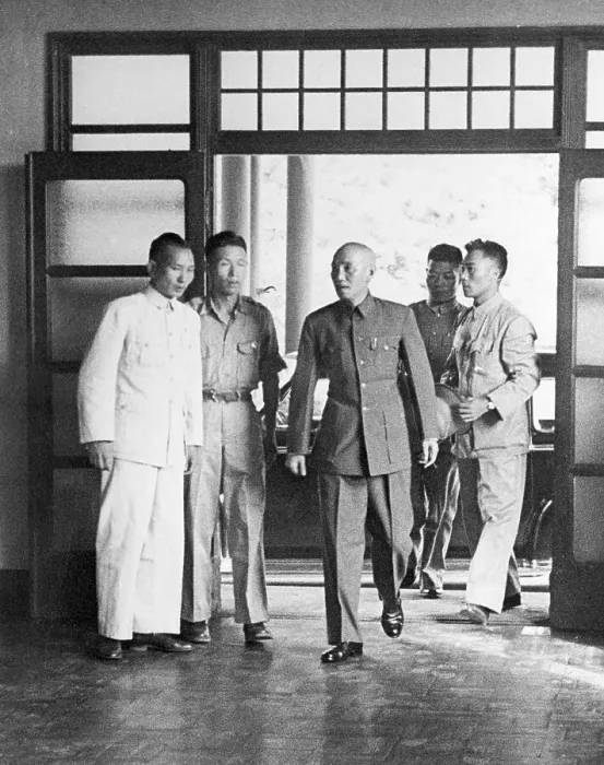 Framed Print : Chiang Kai-Shek Entering Guest House Framed Print : Chiang Kai-Shek Entering Guest House