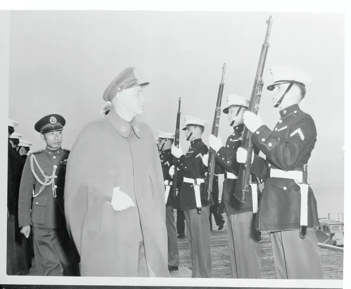 Framed Print : Chiang Kai-Shek Observing United States Soldiers Framed Print : Chiang Kai-Shek Observing United States Soldiers