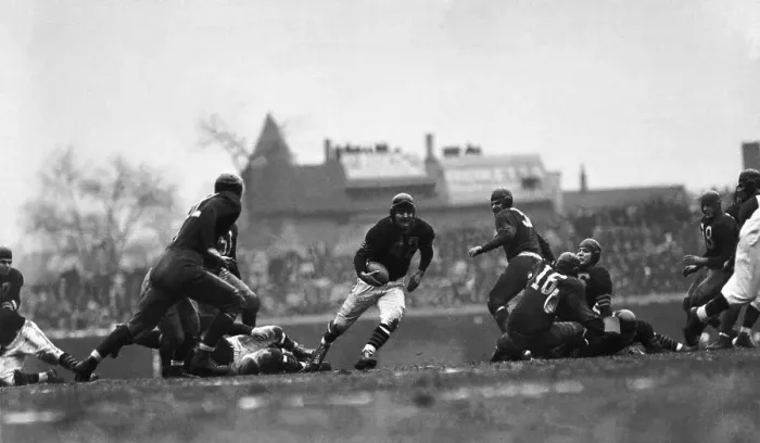 Framed Print : Chicago Bears Football Action Framed Print : Chicago Bears Football Action