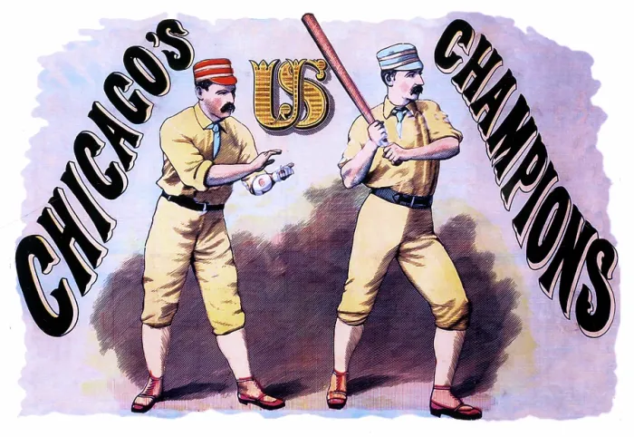 Framed Print : Chicago Champions Poster Framed Print : Chicago Champions Poster
