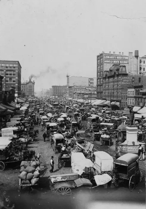 Framed Print : Chicago Haymarket Framed Print : Chicago Haymarket