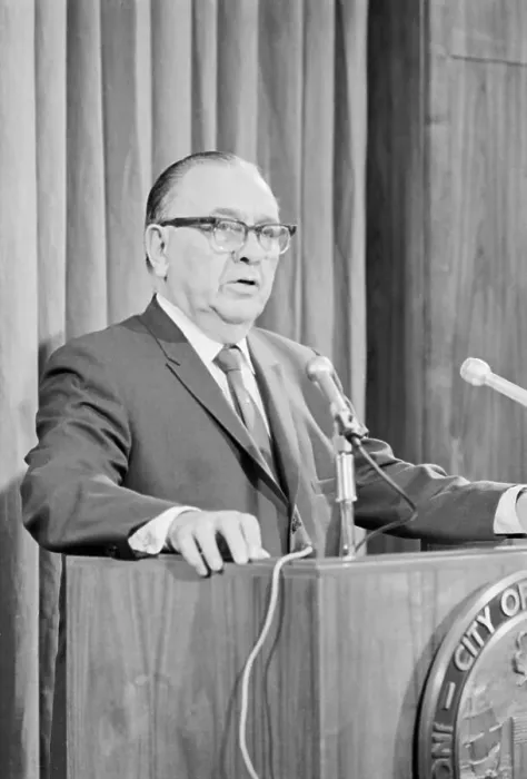 Framed Print : Chicago Mayor Richard J. Daley Speaking Framed Print : Chicago Mayor Richard J. Daley Speaking