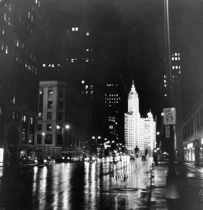 Framed Print : Chicago By Night Framed Print : Chicago By Night