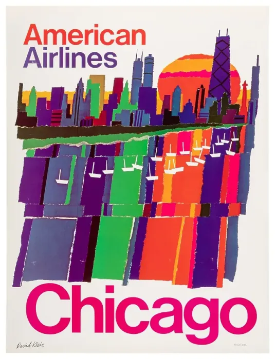 Framed Print : Chicago Travel Poster Framed Print : Chicago Travel Poster