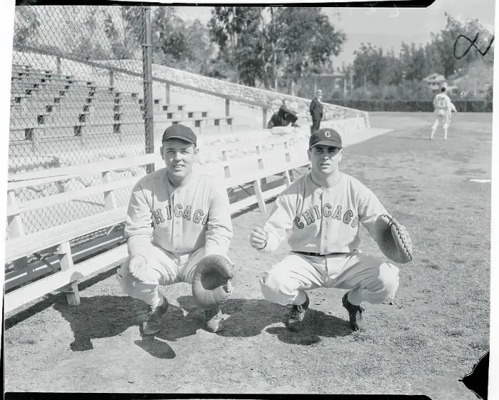 Framed Print : Chicago White Sox Cathers Sitting Together