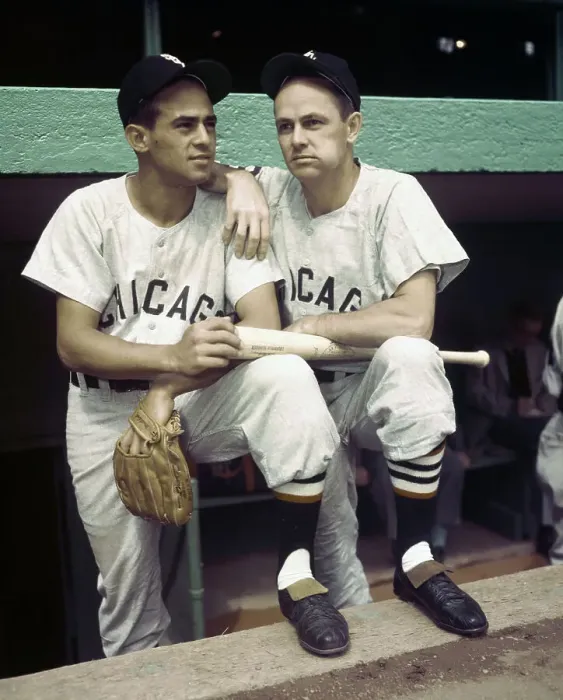 Framed Print : Chicago White Sox Infielders Luis Aparicio and Nellie Fox Framed Print : Chicago White Sox Infielders Luis Aparicio and Nellie Fox