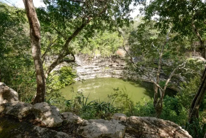 Framed Print : Chichen Itza cenote Framed Print : Chichen Itza cenote