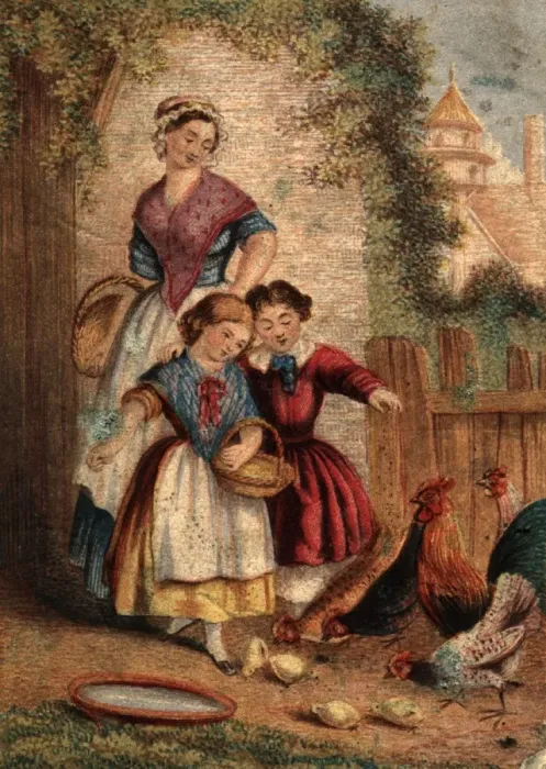 Framed Print : Chicken Feed