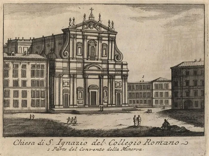Framed Print : Chiesa di S. Ignazio del Collegio Romano, Rome, Italy, 1767, digital reproduction of an 18th century original, original date unknown Framed Print : Chiesa di S. Ignazio del Collegio Romano, Rome, Italy, 1767, digital reproduction of an 18th century original, original date unknown