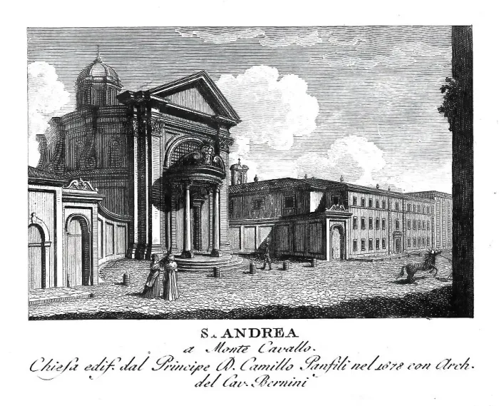 Framed Print : Chiesa di Sant'Andrea al Quirinale is a church in Rome and is located on the Quirinal Hill in Via del Quirinale, Italy, digitally restored reproduction from Vedute principali e piu interessanti di Roma by Giovanni Battista, 1799 Framed Print : Chiesa di Sant'Andrea al Quirinale is a church in Rome and is located on the Quirinal Hill in Via del Quirinale, Italy, digitally restored reproduction from Vedute principali e piu interessanti di Roma by Giovanni Battista, 1799