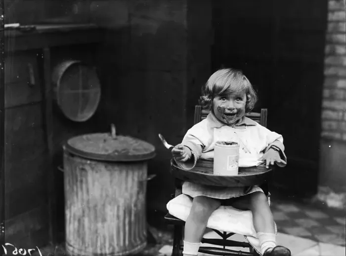 Framed Print : Child Eating Jam
