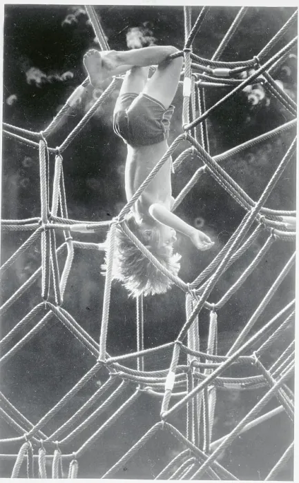 Framed Print : Child in Rope Maze