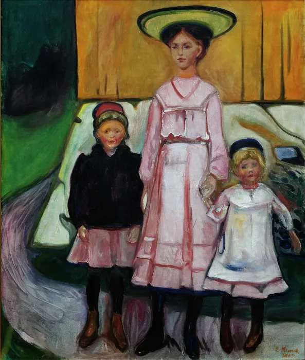 Framed Print : Three Children Framed Print : Three Children