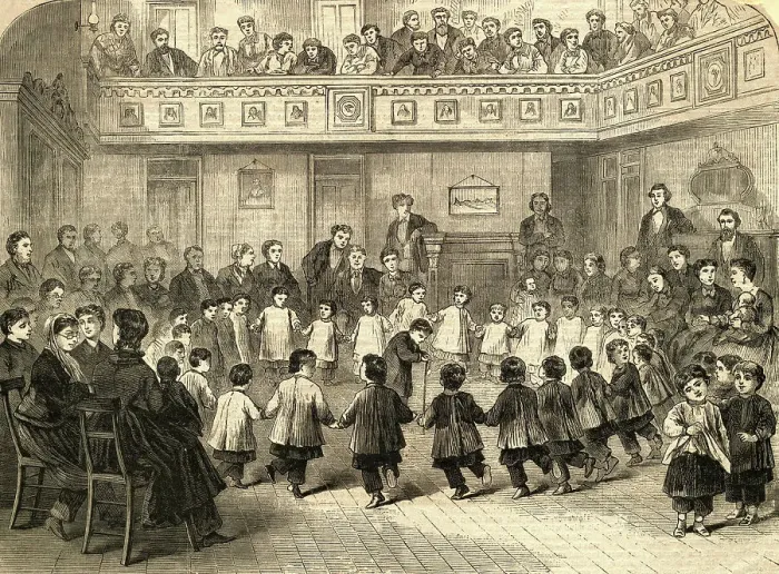 Framed Print : Children Dancing in Circle Framed Print : Children Dancing in Circle