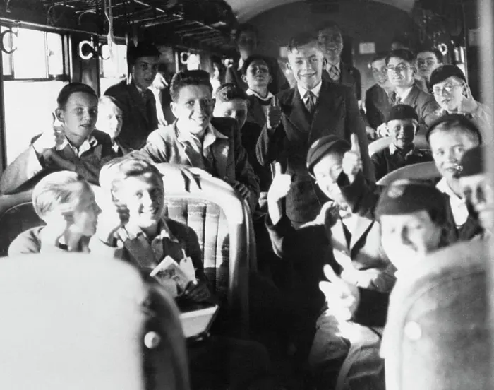 Framed Print : Children Get Evacuated Framed Print : Children Get Evacuated