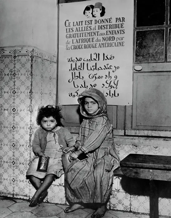 Framed Print : Children With Milk Ration Framed Print : Children With Milk Ration