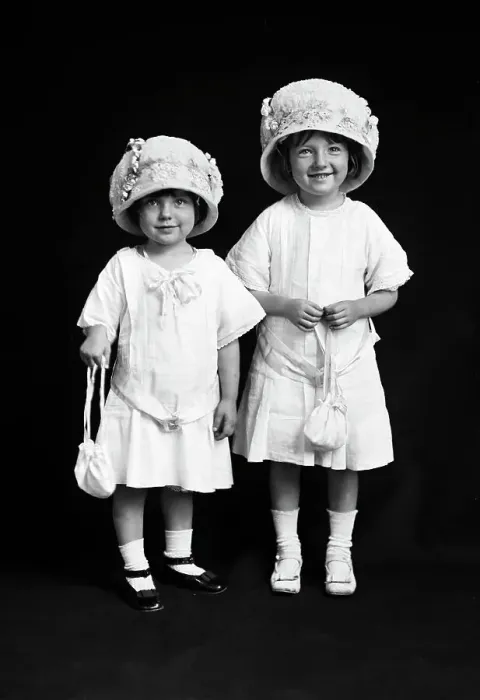 Framed Print : Two Children Of New York Society