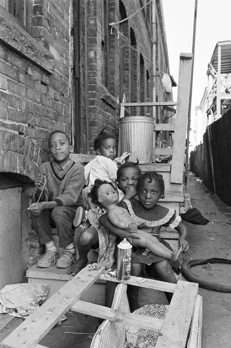 Framed Print : Children Playing In Hough Dist.Clevelan Framed Print : Children Playing In Hough Dist.Clevelan
