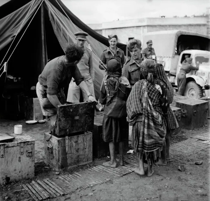 Framed Print : Children At Red Cross Base, Libya 1943 Framed Print : Children At Red Cross Base, Libya 1943
