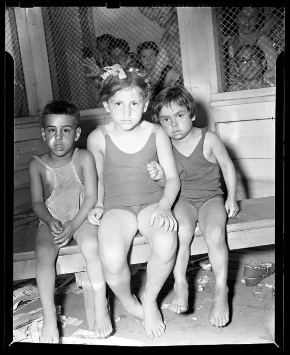 Framed Print : Three Children Seated at Coney Island Framed Print : Three Children Seated at Coney Island