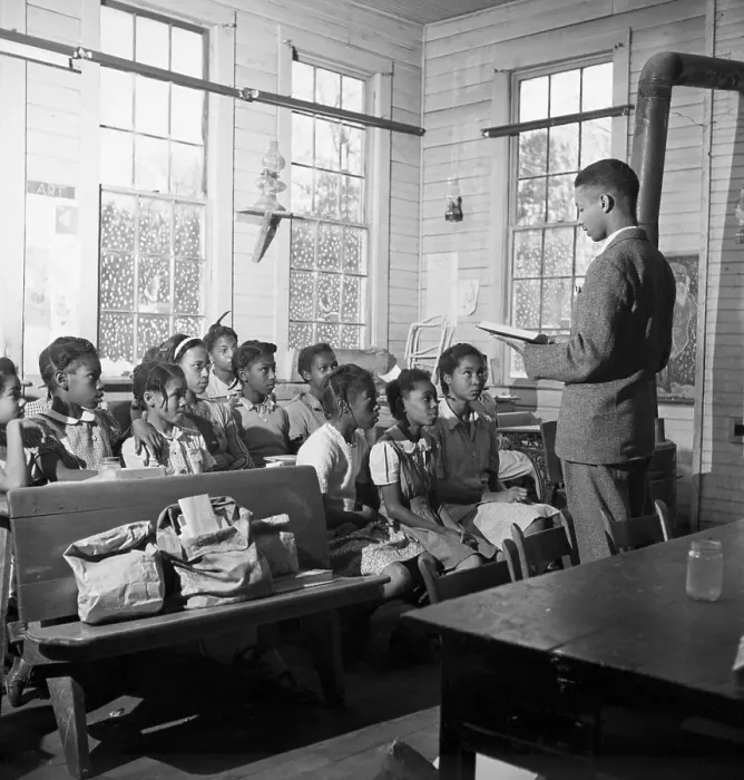 Framed Print : Children at Segregated School Framed Print : Children at Segregated School