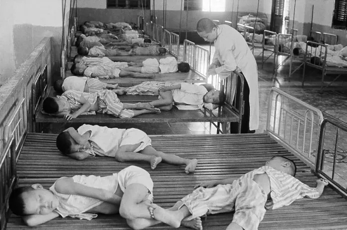 Framed Print : Children Sleep At An Orphanage Framed Print : Children Sleep At An Orphanage