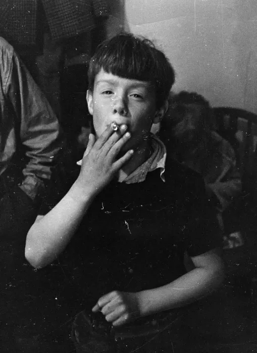 Framed Print : Children Smoking Framed Print : Children Smoking