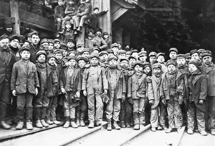 Framed Print : Children in U.S. Coal Mine Framed Print : Children in U.S. Coal Mine