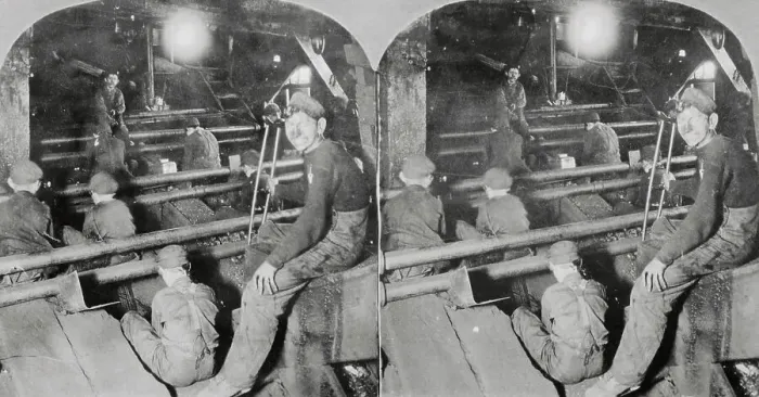Framed Print : Children Working in Coal Mine Framed Print : Children Working in Coal Mine