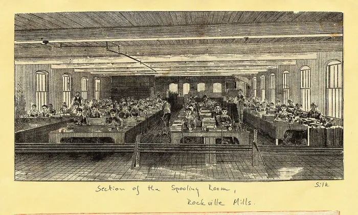 Framed Print : Children Working in Spooling Room at Rockville Mills Framed Print : Children Working in Spooling Room at Rockville Mills