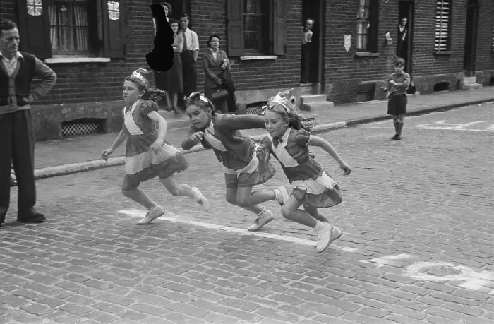 Framed Print : Children's Street Race Framed Print : Children's Street Race