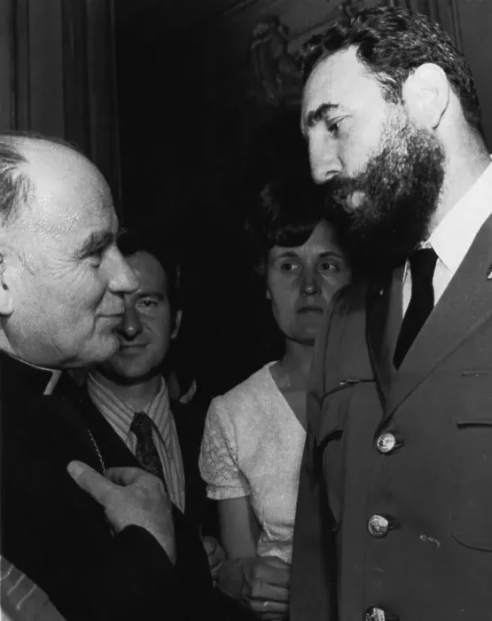 Framed Print : Chilean Cardinal Raul Silva Hernandez and Fidel Castro Framed Print : Chilean Cardinal Raul Silva Hernandez and Fidel Castro