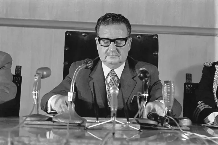 Framed Print : Chilean President Salvador Allende Framed Print : Chilean President Salvador Allende