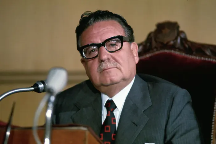Framed Print : Chilean President Salvador Allende in Press Conference Framed Print : Chilean President Salvador Allende in Press Conference
