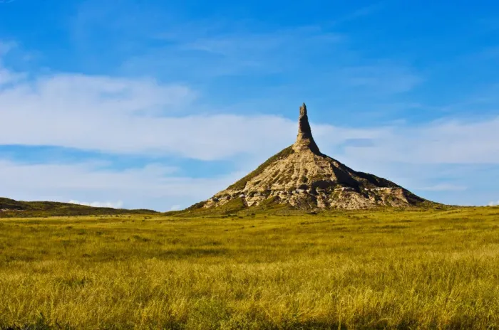 Framed Print : Chimney Rock, Kimball, Nebraska, USA Framed Print : Chimney Rock, Kimball, Nebraska, USA
