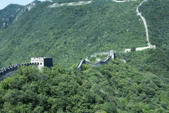 Framed Print : China Great Wall in fall season Framed Print : China Great Wall in fall season