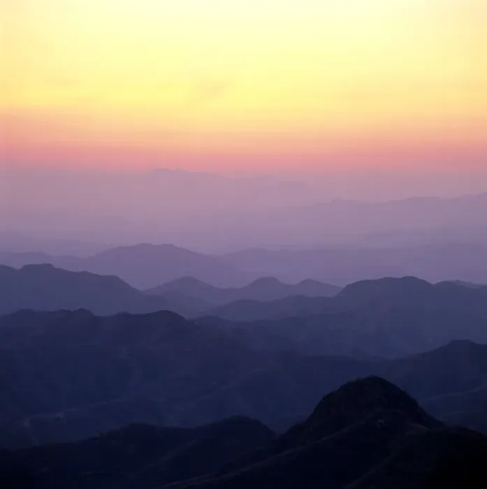 Framed Print : China, Jinshanling section of Great Wall at sunset, near Beijing
